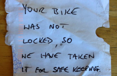 Dublin lad's bike saved by a stranger's act of kindness