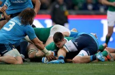 Conor Murray and Tommy O'Donnell scored Ireland's first tries of the 2015 Six Nations
