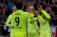 Luis Suarez has ended his six game goal drought in style tonight