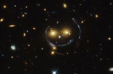Look at the smiley face NASA found in space