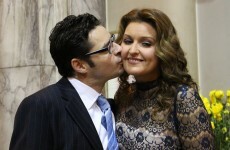 This loved-up couple received a special Valentine's blessing today