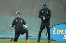 Sexton 'raring to go' as Ireland welcome (almost) a full house to training