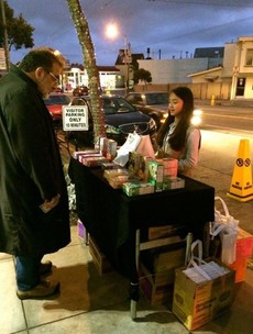 Smartest Girl Scout ever sets up outside a marijuana clinic, sells hundreds of cookies