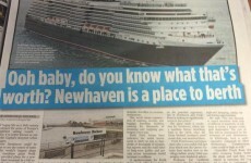 This newspaper headline is a thing of rare beauty