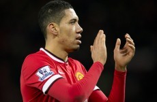 Chris Smalling is on a hat-trick as Man United lead Burnley