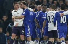Was James McCarthy on the receiving end of a Branislav Ivanovic headbutt tonight?