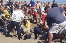 Watch: Teenager buried alive at the beach