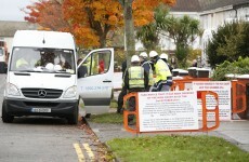 Irish Water contractors are covering up the signs on some of their vans