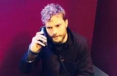 Jamie Dornan holding an aubergine is everything and you know it
