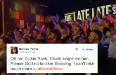 Wait, was EVERYONE drunk on the Late Late last night?