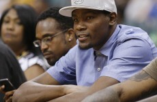 Watch Kevin Durant silence a courtside heckler