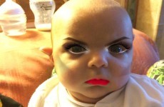 Mam uses makeup app on 7-week-old son, with hilariously unsettling results