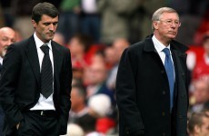Keane and Fergie were stuck on the same flight back to Manchester earlier