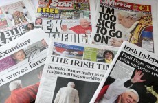 A bad day for Irish newspapers: all of them have lost sales in the past year