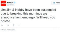 FM104 says its 'edgy' presenters will be punished for breaking the Ed Sheeran embargo