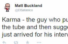 Here's a very good reason not to be rude to people on public transport