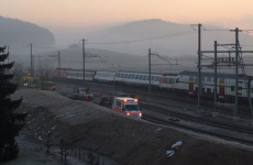 Swiss trains slam into each other during rush hour commute