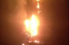 Huge fire engulfs one of Dubai's tallest towers