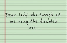 This blogger's open letter to a woman who shamed her for using a disabled toilet is going viral