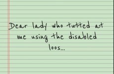 This blogger's open letter to a woman who shamed her for using a disabled toilet is going viral