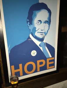 We spotted this quite bizarre Enda Kenny poster in Castlebar last night