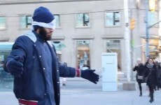 "Do you trust me?": Blindfolded Muslim asks strangers to hug him