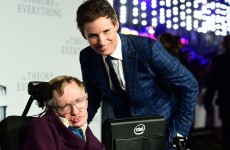 Eddie Redmayne was pretty excited to win an Oscar, but Stephen Hawking was too