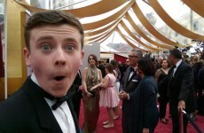 It looks like the kid from Moone Boy had serious craic at the Oscars last night