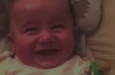 This baby's laugh is the most evil sound you'll hear today