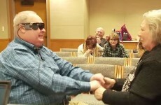 Blind man sees wife for first time in decade thanks to 'bionic eye'