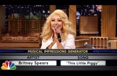 Christina Aguilera's impression of Britney Spears is scarily dead on