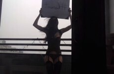 This former Disney star lost a bet and posed in lingerie in protest of Fifty Shades