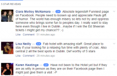 Dublin hotel offer Ed Sheeran tickets for 5-star reviews, to beat the backlash