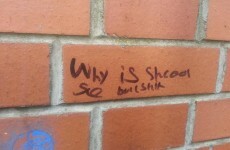 Anti-school graffiti in Dublin 8 is dripping with irony