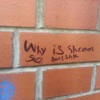 Anti-school graffiti in Dublin 8 is dripping with irony