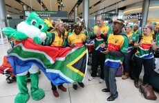 The GAA's first all-African team has landed at Dublin Airport