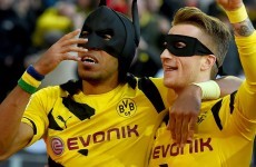 Borussia Dortmund's dynamic duo bring the fun back with Batman & Robin celebration