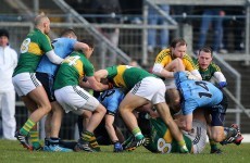 Kerry see off 14-man Dublin to win fiery league battle at home in Killarney
