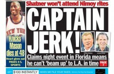 William Shatner lashes out at critics on Twitter after missing Nimoy funeral