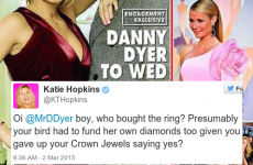 Katie Hopkins and Danny Dyer are having a proper scrap over his engagement, innit