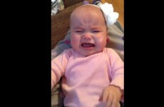 This baby's crying is soothed only by the dulcet tones of Taylor Swift