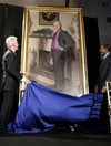 This official Bill Clinton portrait contains a subtle reference to THAT dress