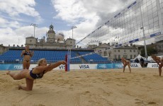 In pictures: Olympic stars test London's beach volleyball facility