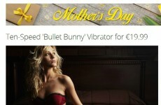 This Mother's Day ad on an Irish deals site is all sorts of inappropriate