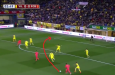Neymar opened the scoring for Barca tonight - but it's all about the assist by Messi
