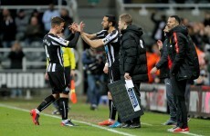 Welcome back! Gutierrez makes first Newcastle appearance in 17 months following cancer battle