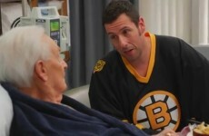The price is wrong, bitch! Happy Gilmore and Bob Barker recreate their classic fight
