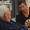 The price is wrong, bitch! Happy Gilmore and Bob Barker recreate their classic fight