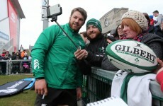 Ireland's open training session marred by unnecessary use of a selfie stick