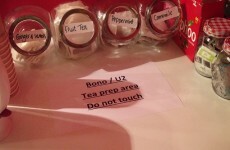 U2 didn't show up to the Choice Music Prize, but there was tea ready for them anyway